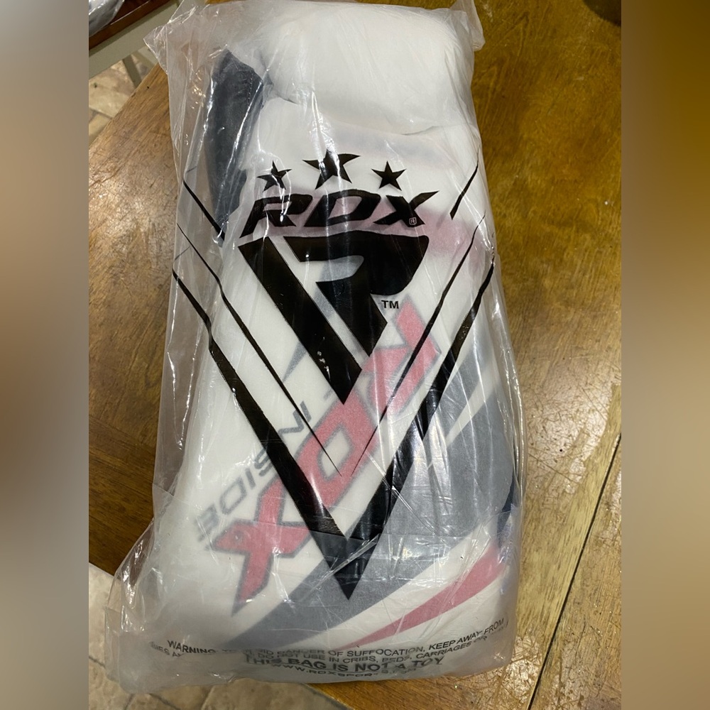 RDX Punching Bag unfilled MuayThai and training gloves Set NWOT